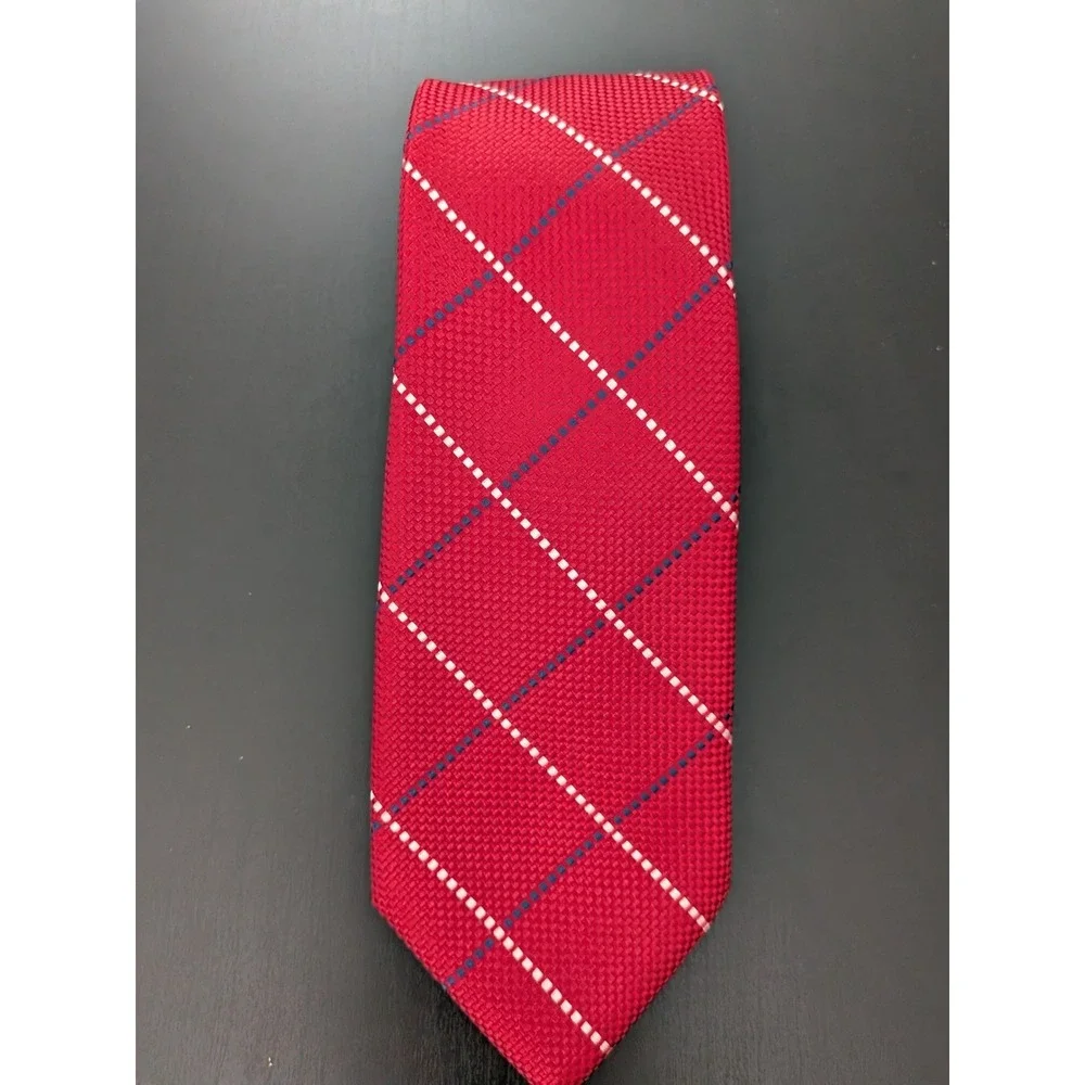 TOMMY HILFIGER Mens Necktie Red 58